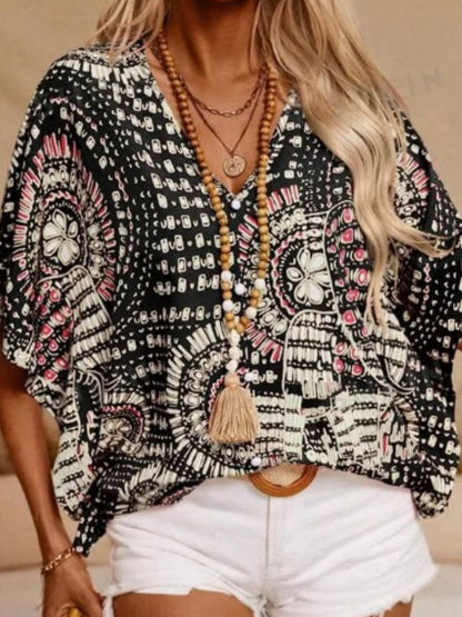 Tori Printed A Line Dress