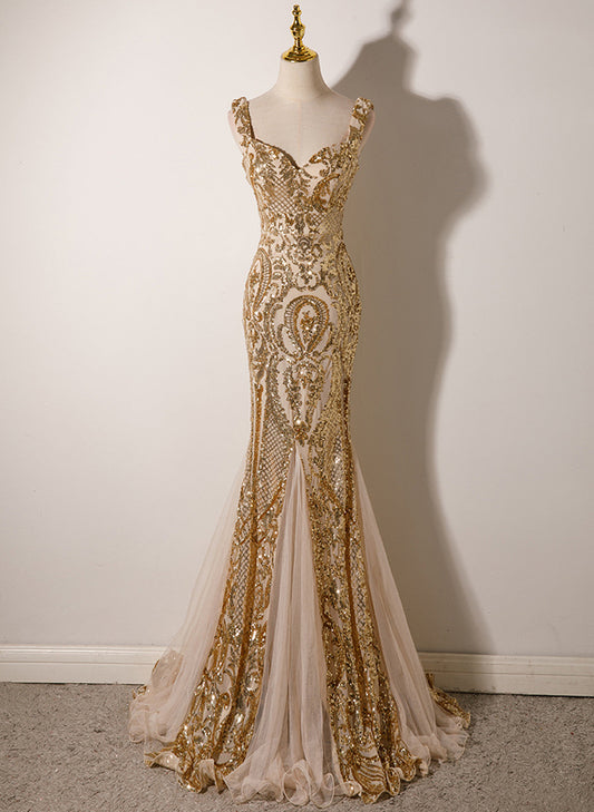Chantal Sequin Mermaid Prom Dress