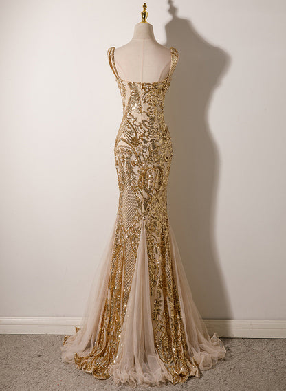 Chantal Sequin Mermaid Prom Dress