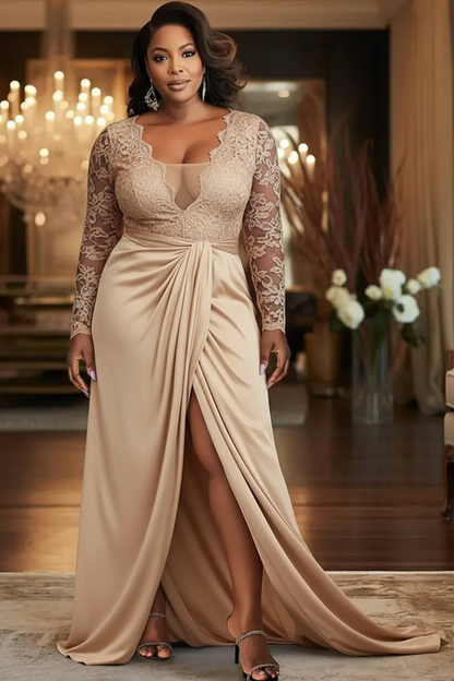 Mara Lace Long Sleeve Dress - Mother of The Bride