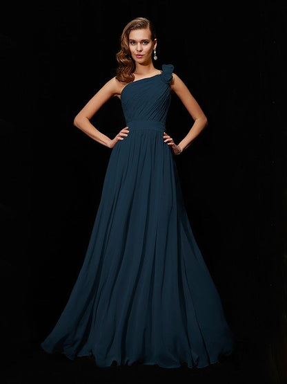 Meg One-Shoulder Chiffon Bridesmaid Dress