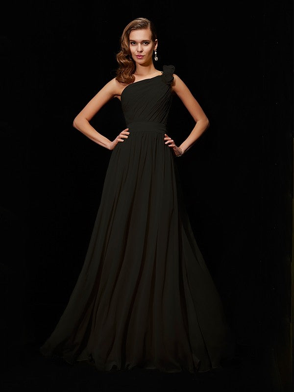 Meg One-Shoulder Chiffon Bridesmaid Dress