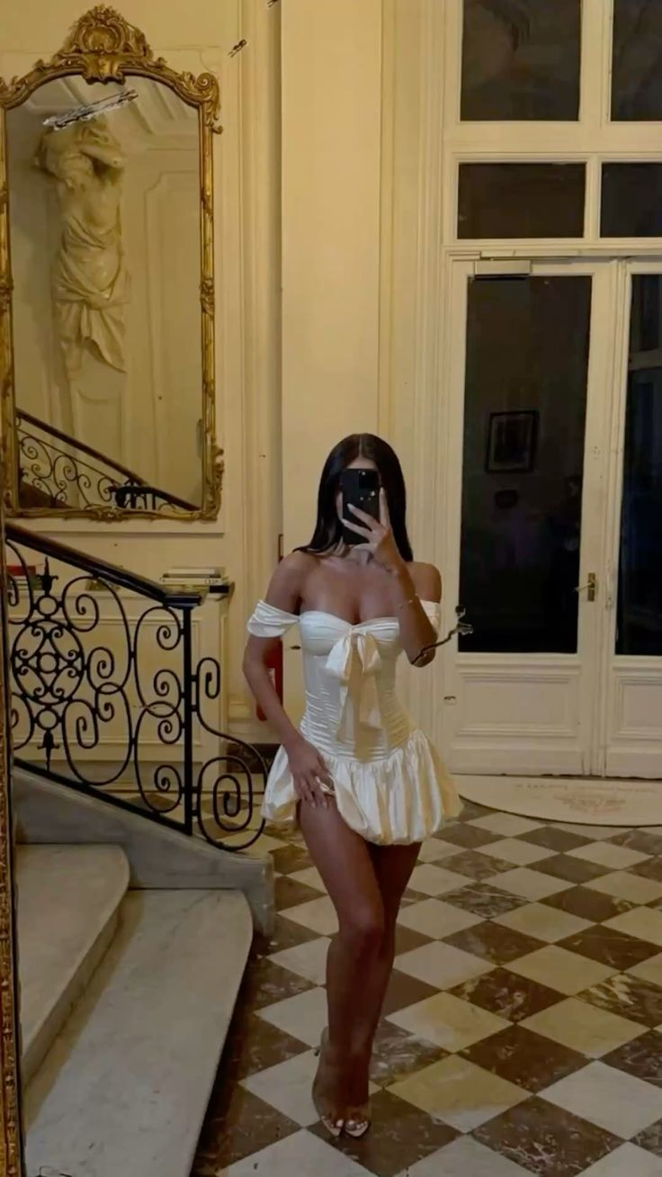 Kim Off-Shoulder Satin Cocktail Dress