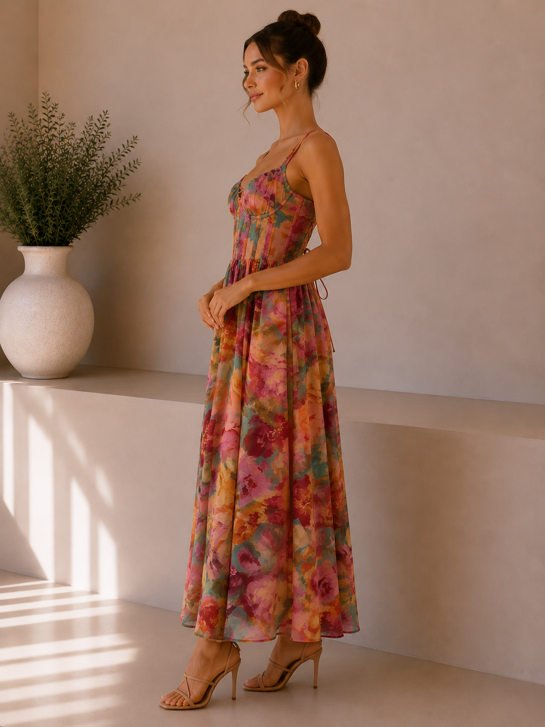 Donna Floral Maxi Dress
