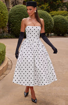 Eliana Polka Dot Midi Dress