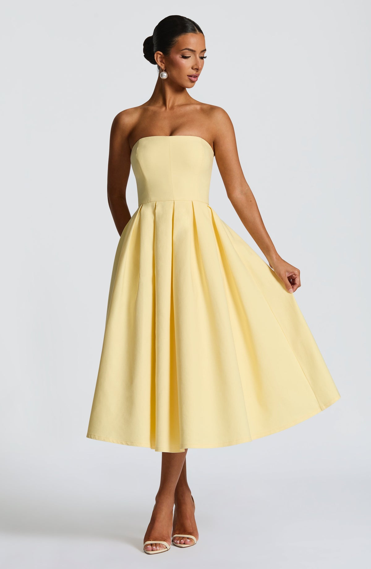 Eliana Polka Dot Midi Dress