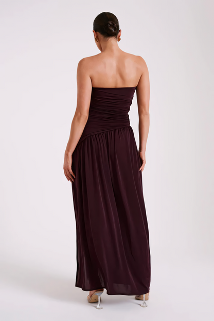 Maroon Maxi Dress