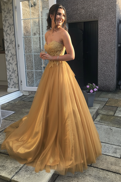 Fabiola Lace A-Line Gown