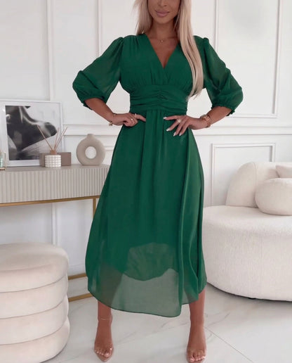 Reverie Chiffon Midi Dress