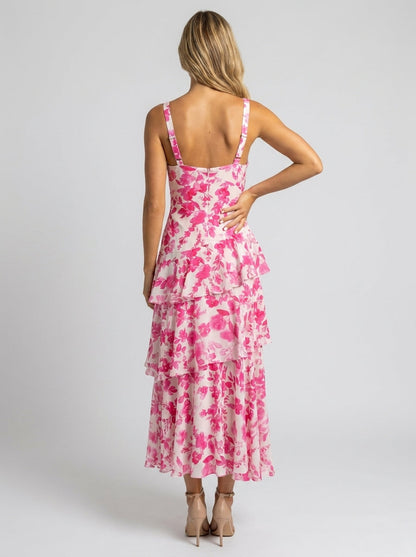 Elisa Ruffle Maxi Dress
