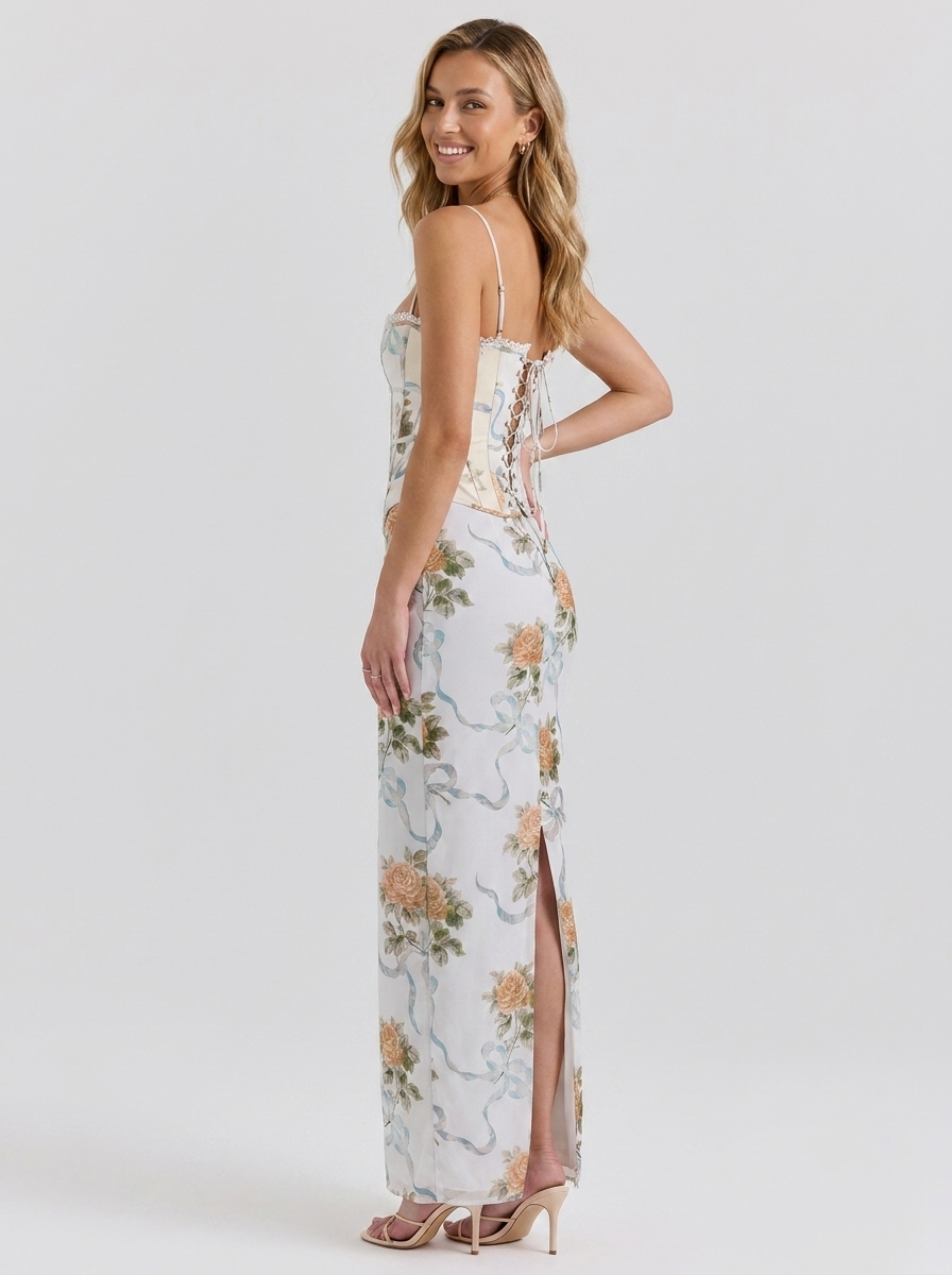 Rosalie Corset Maxi Dress