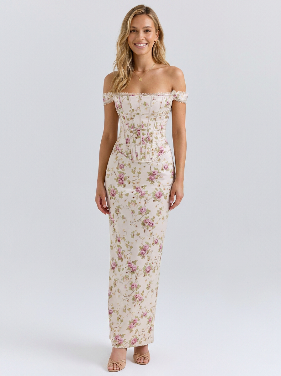 Rosalie Corset Maxi Dress