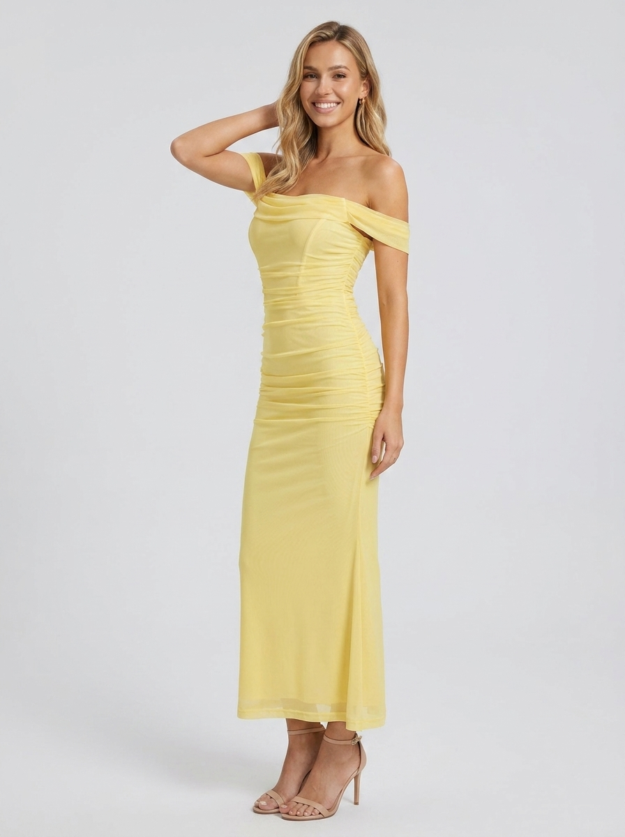 Sophia Off-Shoulder Maxi Dress