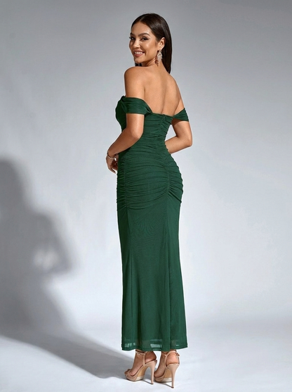 Sophia Off-Shoulder Maxi Dress