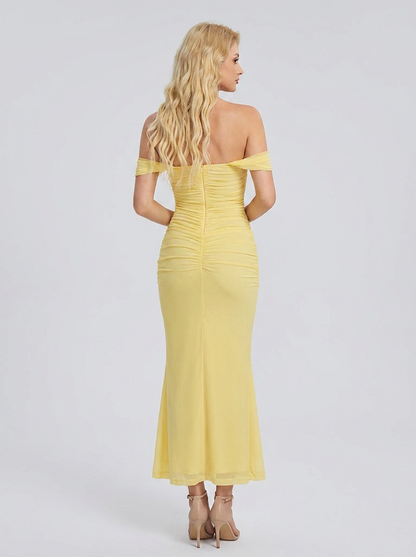 Sophia Off-Shoulder Maxi Dress