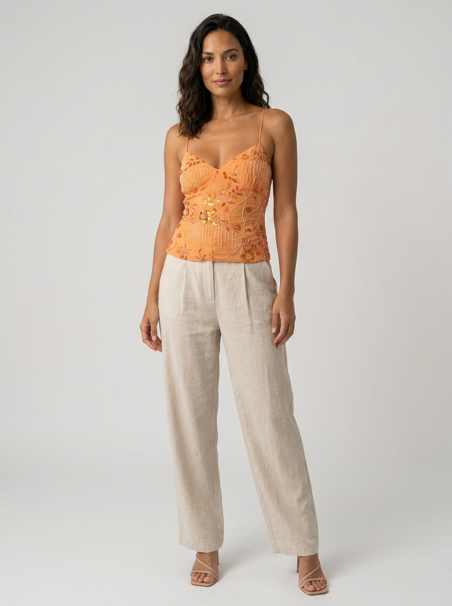 Sabrina Sequin Top