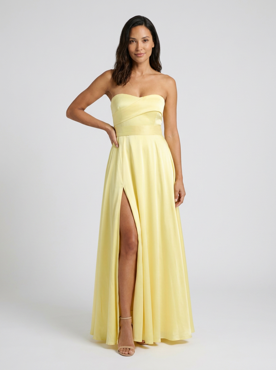 Lisa Yellow Maxi Dress