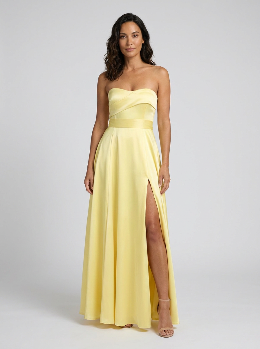 Lisa Yellow Maxi Dress