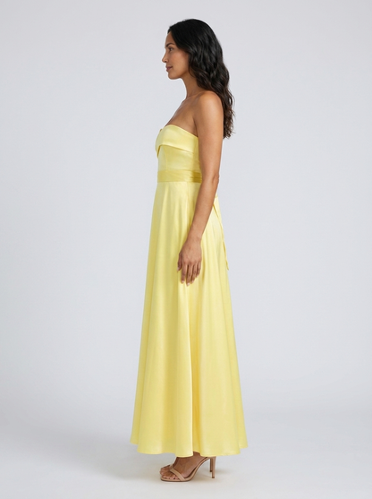 Lisa Yellow Maxi Dress