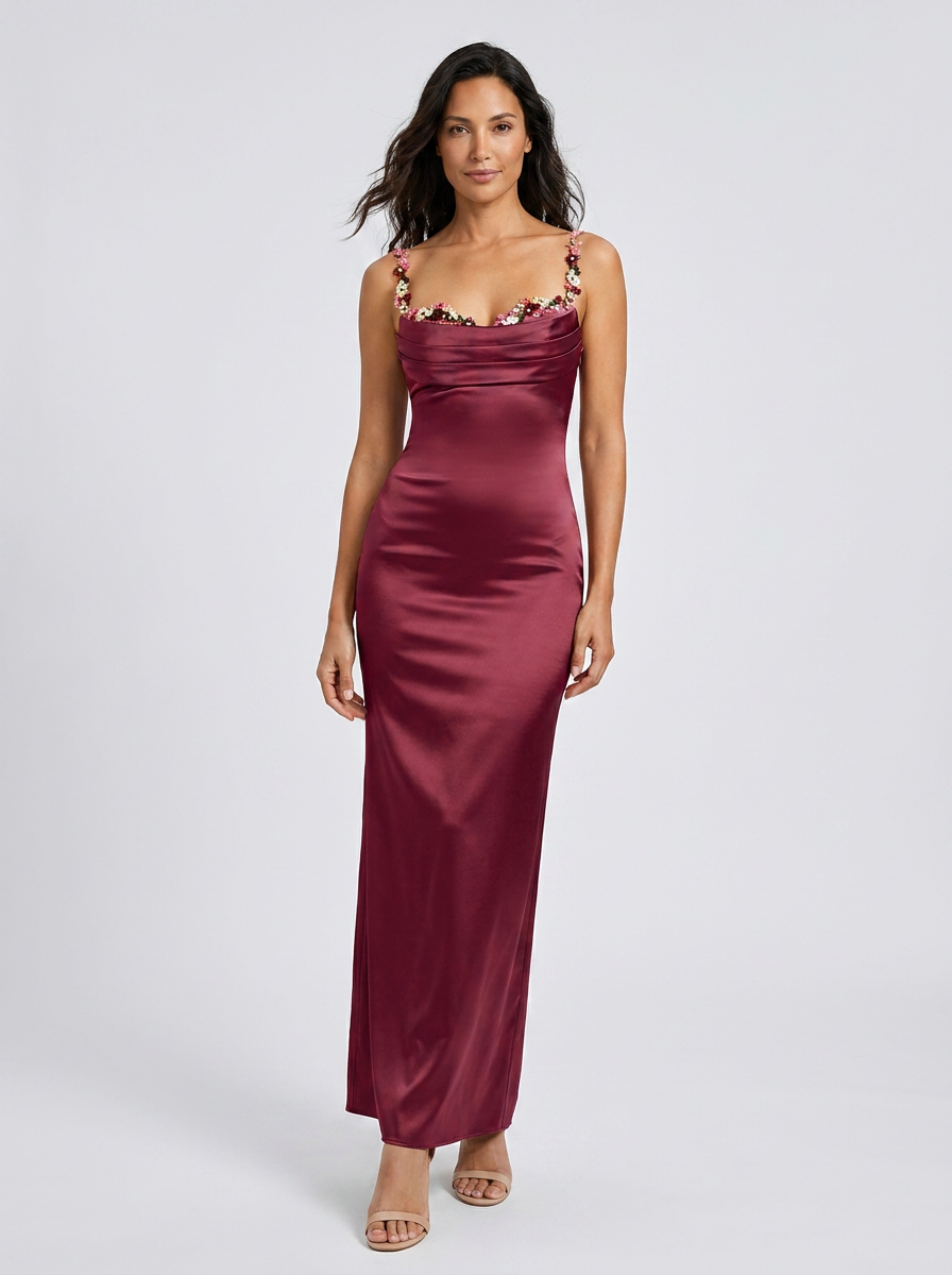 Maria Satin Gown