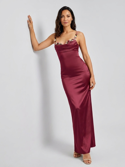 Maria Satin Gown