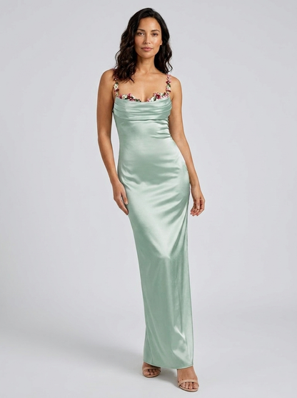 Maria Satin Gown