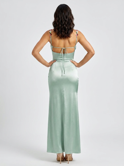Maria Satin Gown