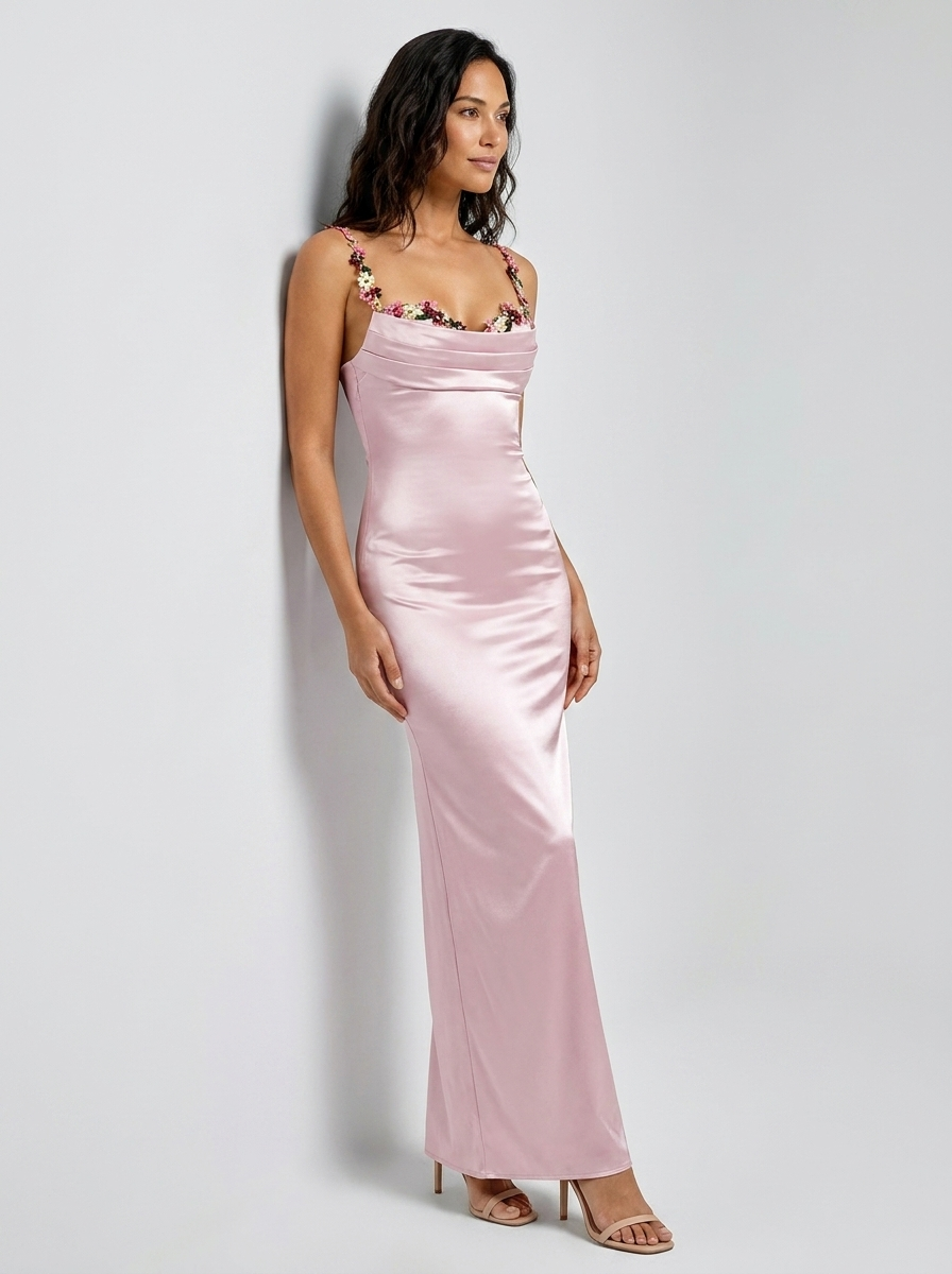 Maria Satin Gown