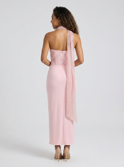 Nathalie Strapless Embellished Gown