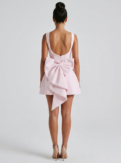 Eleanor Bow Mini Dress