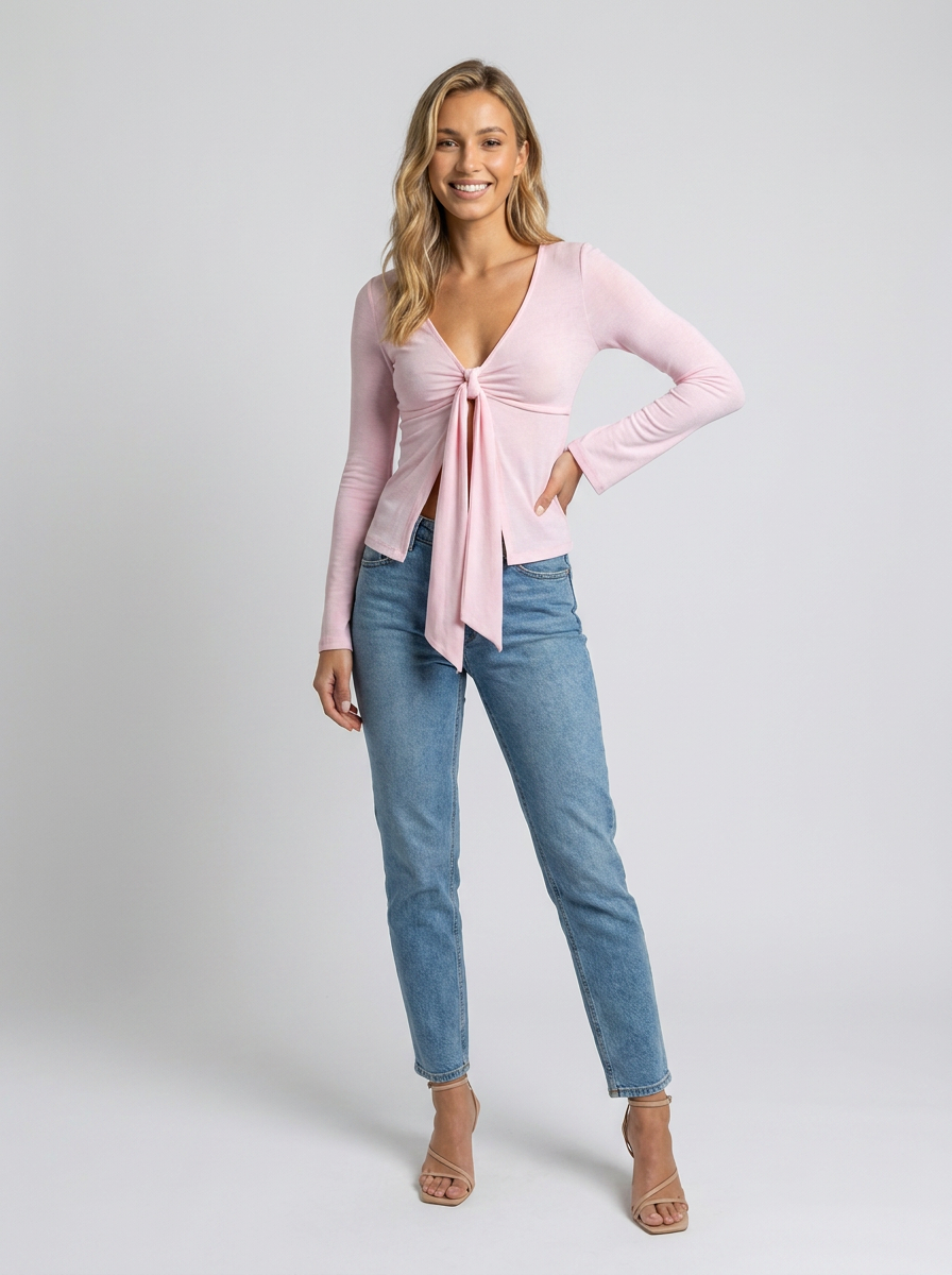 Jessalyn Knot Tie Top