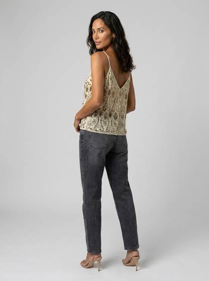 Aura Sequin Top