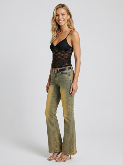 Azalea Sheer Lace Top