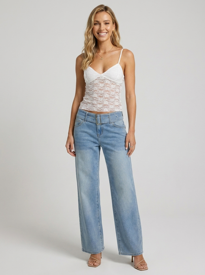 Azalea Sheer Lace Top
