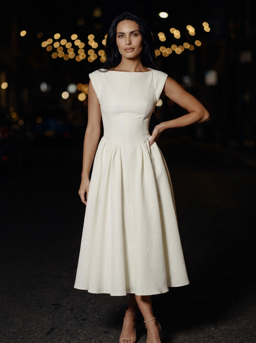 Delta Velvet Midi Dress