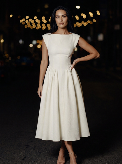 Delta Velvet Midi Dress
