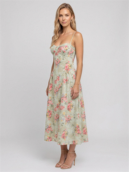 Primrose Corset Midi Dress