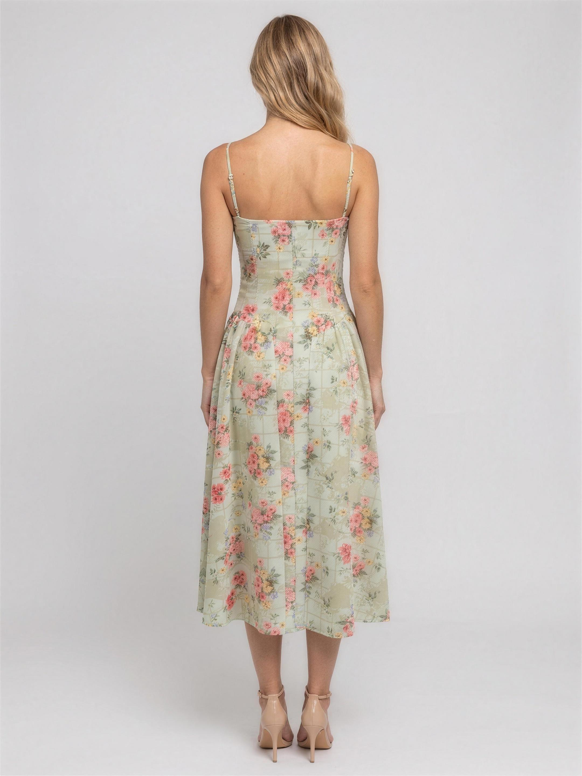 Primrose Corset Midi Dress