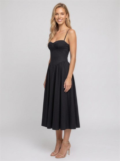 Primrose Corset Midi Dress