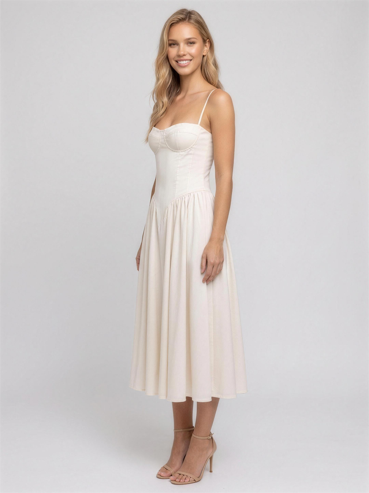 Primrose Corset Midi Dress