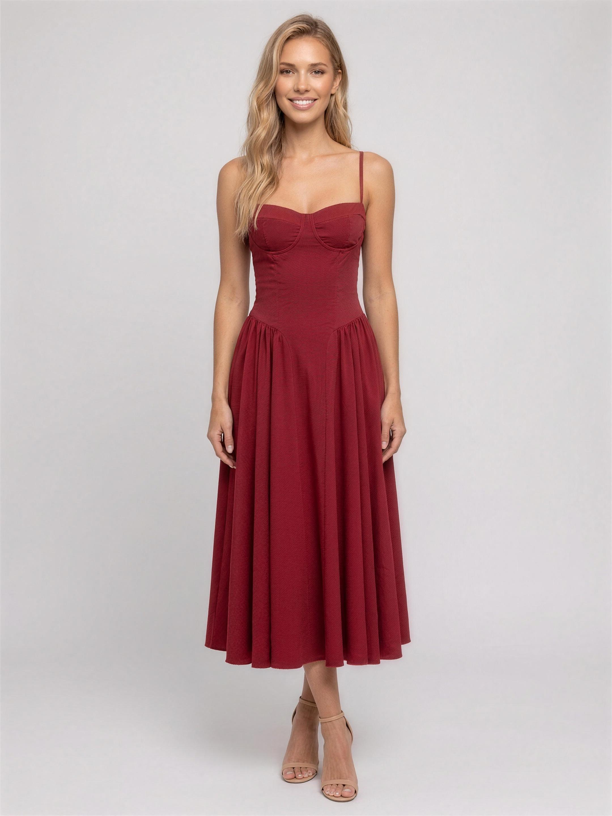 Primrose Corset Midi Dress