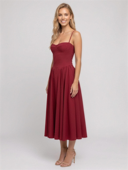 Primrose Corset Midi Dress