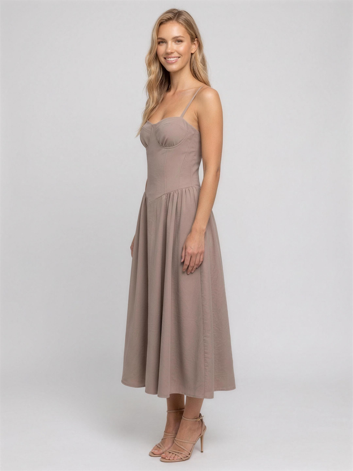 Primrose Corset Midi Dress