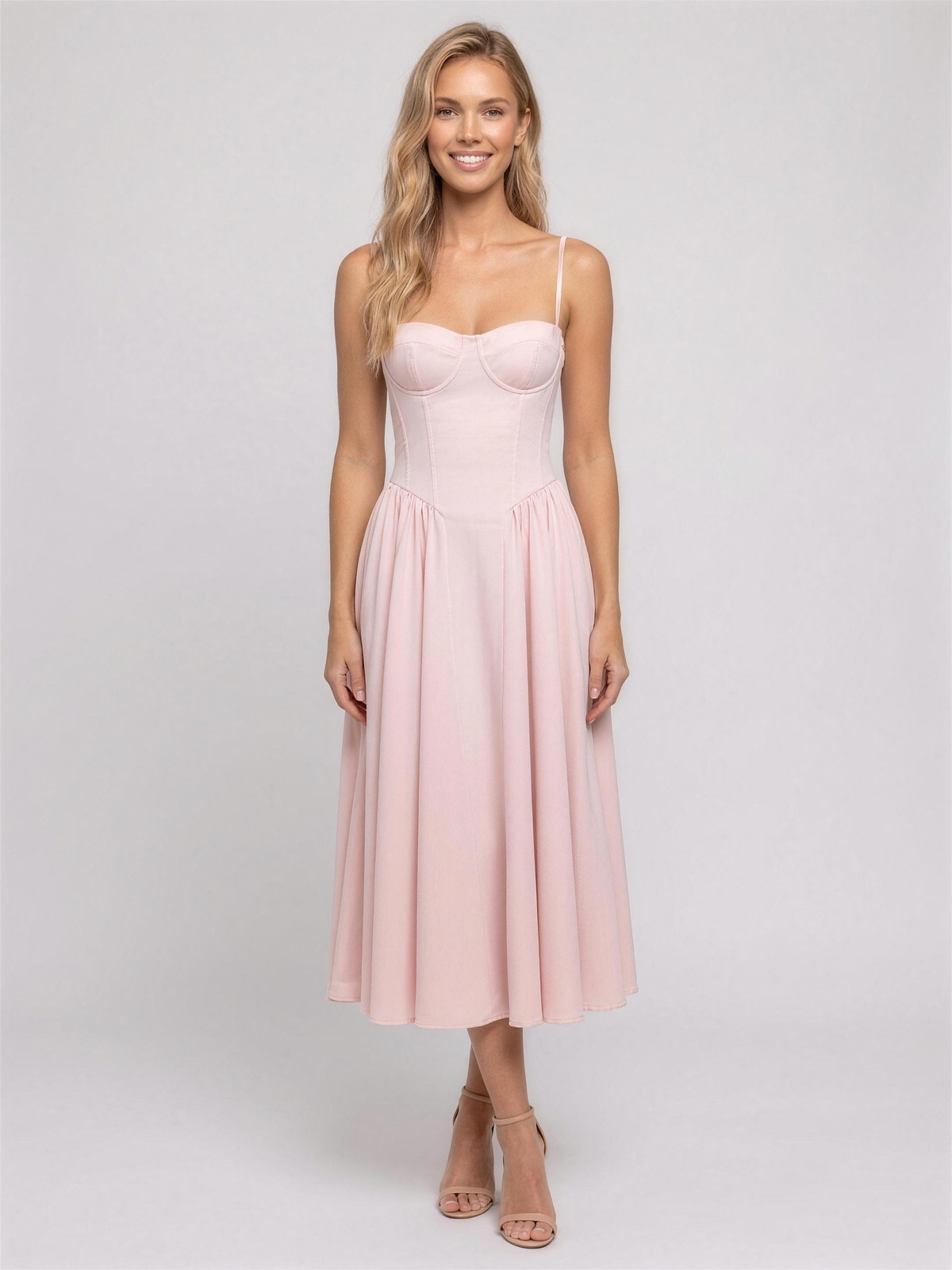 Primrose Corset Midi Dress