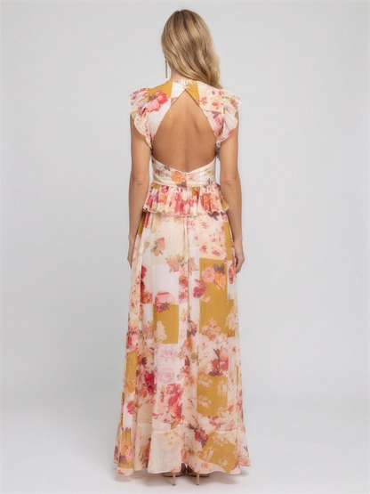 Ophelie Ruffle Maxi Dress