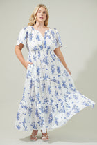 Bestia Floral Poplin Maxi Dress