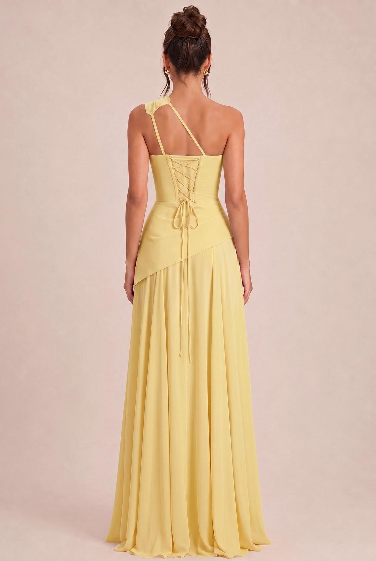 Celestina One-Shoulder A-Line Dress