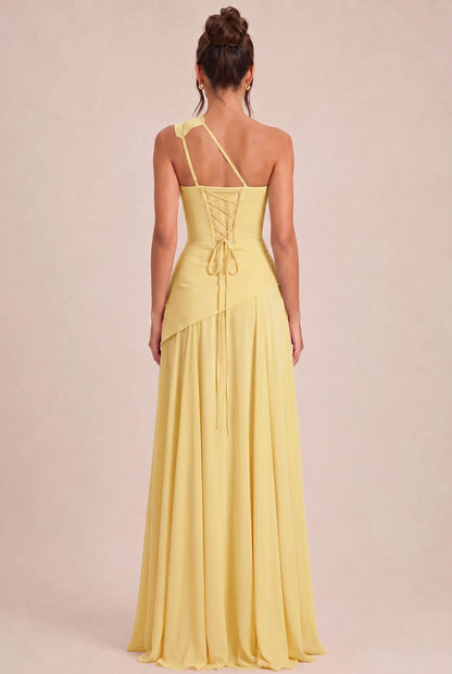 Celestina One-Shoulder A-Line Dress