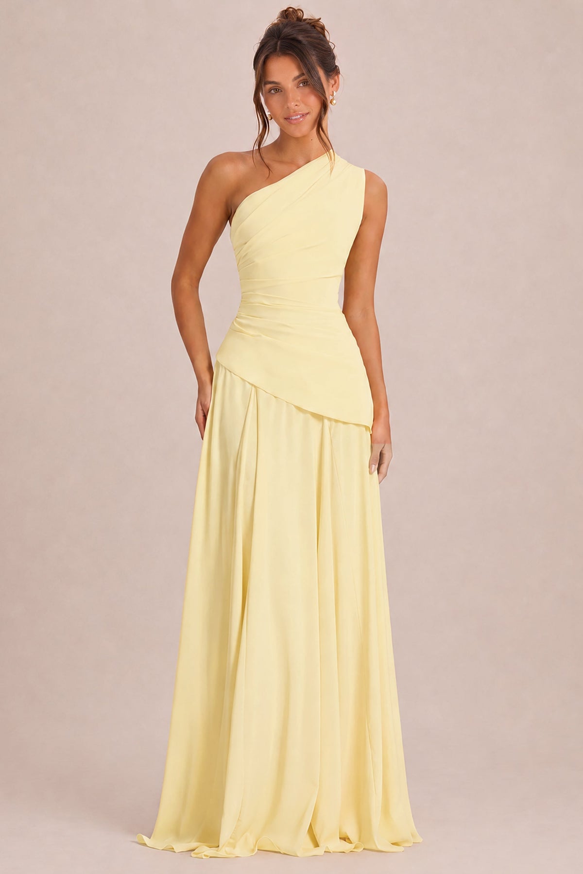 Celestina One-Shoulder A-Line Dress