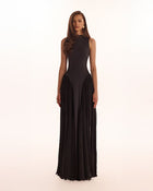 Dakota Mock Neck Maxi Dress